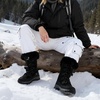 image:imageDREAM PAIRS Womens Waterproof Winter Snow Boots Warm Comfortable Faux Fur Insulated NonSlip Outdoor LaceUp Florin Mid Calf BootiesBlack