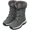 image:imageDREAM PAIRS Womens Waterproof Winter Snow Boots Warm Comfortable Faux Fur Insulated NonSlip Outdoor LaceUp Florin Mid Calf BootiesDarkGrey