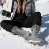 image:imageDREAM PAIRS Womens Waterproof Winter Snow Boots Warm Comfortable Faux Fur Insulated NonSlip Outdoor LaceUp Florin Mid Calf BootiesLightGrey
