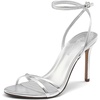 image:imageDREAM PAIRS 2026 Womens Stiletto Heels Strappy Open Toe Ankle Strap Dress Sandals Elegant High Heel Pumps for Wedding Party Prom amp Special OccasionsSilver