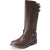 image:imageDREAM PAIRS Girls Knee High Fashion Riding Boots for ToddlerLittle KidBig KidBrown 03