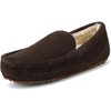 image:imageDREAM PAIRS Mens House Slippers Moccasin Indoor Outdoor Fuzzy Furry Loafers Suede Leather Warm Comfortable ShoesBrown