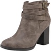 image:imageDREAM PAIRS Womens Chunky High Heel Ankle Boots Close Toe Fall Heeled Booties ShoesTaupe