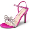 Hot Pink-satin