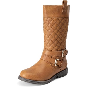 image:imageDREAM PAIRS Girls Knee High Fashion Riding Boots for ToddlerLittle KidBig KidTan