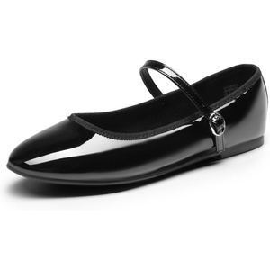 image:imageDREAM PAIRS Womens Ballet Flats Mary Jane Shoes Round Toe Comfortable Dressy Casual Slipon Work Daily Soft Flat ShoesBlackpat