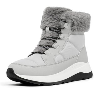 image:imageDREAM PAIRS Womens Winter Snow Boots Faux Fur Waterproof Ankle Booties Zaylee Ladies Comfortable Short Boots OutdoorGrey