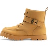 image:imageDREAM PAIRS Boys Girls Ankle Boots Laceup with Buckle Strap Combat boot for ToddlerLittle KidBig KidsYellow