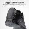 image:imageDREAM PAIRS Boys Girls Indoor Turf Soccer Cleats Lace Up Athletic Youth Futsal Football Casual Shoes for LittleBig KidBlackDark Grey