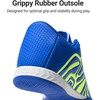 image:imageDREAM PAIRS Boys Girls Indoor Turf Soccer Cleats Lace Up Athletic Youth Futsal Football Casual Shoes for LittleBig KidRoyal BlueNeon Green