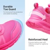 image:imageDREAM PAIRS Boys Girls Shoes Kids DuraPlay Tennis Running Non Slip Athletic Walking Lightweight Lace Up Footwear Sneakers for LittleBig KidHot Pink