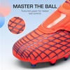image:imageDREAM PAIRS Boys Girls Soccer Cleats Firm Ground Kids Youth Athletic Outdoor Football ShoesOrangeBlue