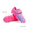 image:imageDREAM PAIRS Boys Girls Soccer Cleats Kids Firm Ground Football Shoes for LittleBig Kid with Soccer SocksHot PinkRoyal BlueFuchsia