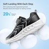 image:imageDREAM PAIRS Kids Shoes Boys Girls Running Footwear Athletic School Sneakers Breathable Lightweight for Little Big KidBlack