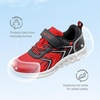 image:imageDREAM PAIRS Kids Shoes Boys Girls Running Footwear Athletic School Sneakers Breathable Lightweight for Little Big KidRedBlack
