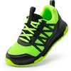 image:imageDREAM PAIRS Boys Girls Shoes Kids DuraPlay Tennis Running Non Slip Athletic Walking Lightweight Lace Up Footwear Sneakers for LittleBig KidNeon GreenBlack