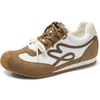 image:imageDREAM PAIRS Womens Platform Fashion Sneakers Retro Classic Trainers Casual Stylish ShoesBrownWhite