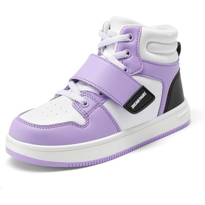 image:imageDREAM PAIRS Boys Girls High Top Sneaker LilLegends Skyhigh Basketball ShoesLight Purple