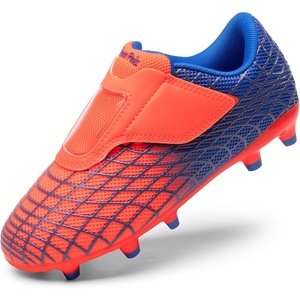 image:imageDREAM PAIRS Boys Girls Soccer Cleats Firm Ground Kids Youth Athletic Outdoor Football ShoesOrangeBlue