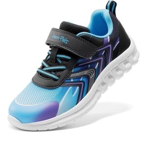 image:imageDREAM PAIRS Kids Shoes Boys Girls Running Footwear Athletic School Sneakers Breathable Lightweight for Little Big KidBlueBlack