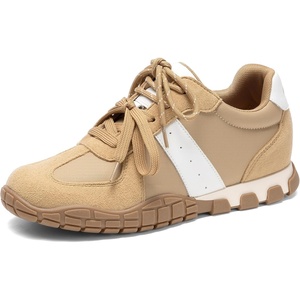 image:imageDREAM PAIRS Womens Comfortable Coushioned Walking Tennis Shoes Non Slip Casual Workout Fashion Office SneakersCamel