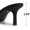 image:imageDREAM PAIRS 2026 Womens Kitten Heels Sandals  Square Toe Slip On Low Heels Heeled Mules Footwear for Everyday Dressy amp Casual OccasionsBlacksuede