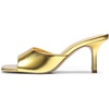 image:imageDREAM PAIRS 2026 Womens Kitten Heels Sandals  Square Toe Slip On Low Heels Heeled Mules Footwear for Everyday Dressy amp Casual OccasionsGold