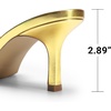 image:imageDREAM PAIRS 2026 Womens Kitten Heels Sandals  Square Toe Slip On Low Heels Heeled Mules Footwear for Everyday Dressy amp Casual OccasionsGold