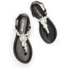 image:imageDREAM PAIRS Flat Sandals for Women Dressy Rhinestone TStrap Thong Flat Sandals for Summers Dress BeachBlack