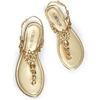 image:imageDREAM PAIRS Flat Sandals for Women Dressy Rhinestone TStrap Thong Flat Sandals for Summers Dress BeachGold