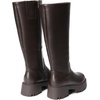 image:imageDREAM PAIRS Knee High Boots Comfortable Chunky Platform RoundToe Side Zip Boots for WomenBrown