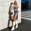 image:imageDREAM PAIRS Knee High Boots Comfortable Chunky Platform RoundToe Side Zip Boots for WomenWhite