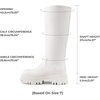 image:imageDREAM PAIRS Knee High Boots Comfortable Chunky Platform RoundToe Side Zip Boots for WomenWhite