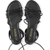 image:imageDREAM PAIRS Laceup Gladiator Sandals Strappy Dressy Summer Flat Sandals for WomenBlack