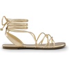 image:imageDREAM PAIRS Laceup Gladiator Sandals Strappy Dressy Summer Flat Sandals for WomenGold
