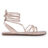 image:imageDREAM PAIRS Laceup Gladiator Sandals Strappy Dressy Summer Flat Sandals for WomenRose Goldpu