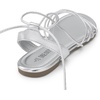 image:imageDREAM PAIRS Laceup Gladiator Sandals Strappy Dressy Summer Flat Sandals for WomenSilver