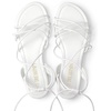 image:imageDREAM PAIRS Laceup Gladiator Sandals Strappy Dressy Summer Flat Sandals for WomenWhite