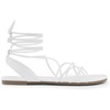 image:imageDREAM PAIRS Laceup Gladiator Sandals Strappy Dressy Summer Flat Sandals for WomenWhite