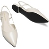 image:imageDREAM PAIRS Slingback Flats for Women PointedToe Elegant Womens Ballet Flats with Buckle Strap Classic Low Heel Dress Shoes for Casual Work Office PartyBeige