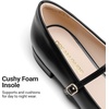 image:imageDREAM PAIRS Women Square Toe Mary Jane Ballet Flats Square Toe Low Heel Dress Shoes Comfortable Dress Shoes for Office Wedding DailyBlack