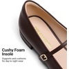 image:imageDREAM PAIRS Women Square Toe Mary Jane Ballet Flats Square Toe Low Heel Dress Shoes Comfortable Dress Shoes for Office Wedding DailyBrown