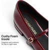 image:imageDREAM PAIRS Women Square Toe Mary Jane Ballet Flats Square Toe Low Heel Dress Shoes Comfortable Dress Shoes for Office Wedding DailyBurgundy