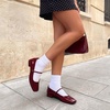 image:imageDREAM PAIRS Women Square Toe Mary Jane Ballet Flats Square Toe Low Heel Dress Shoes Comfortable Dress Shoes for Office Wedding DailyBurgundy