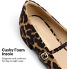 image:imageDREAM PAIRS Women Square Toe Mary Jane Ballet Flats Square Toe Low Heel Dress Shoes Comfortable Dress Shoes for Office Wedding DailyLeopard