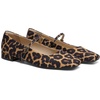image:imageDREAM PAIRS Women Square Toe Mary Jane Ballet Flats Square Toe Low Heel Dress Shoes Comfortable Dress Shoes for Office Wedding DailyLeopard