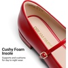 image:imageDREAM PAIRS Women Square Toe Mary Jane Ballet Flats Square Toe Low Heel Dress Shoes Comfortable Dress Shoes for Office Wedding DailyRed