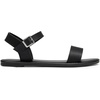 image:imageDREAM PAIRS Womens Ankle Strap Flat Sandals Open Toes One Band Buckle Summer Dressy SandalsBlack Monochrome