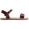 image:imageDREAM PAIRS Womens Ankle Strap Flat Sandals Open Toes One Band Buckle Summer Dressy SandalsBrownpu