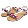 image:imageDREAM PAIRS Womens Ankle Strap Flat Sandals Open Toes One Band Buckle Summer Dressy SandalsFloral